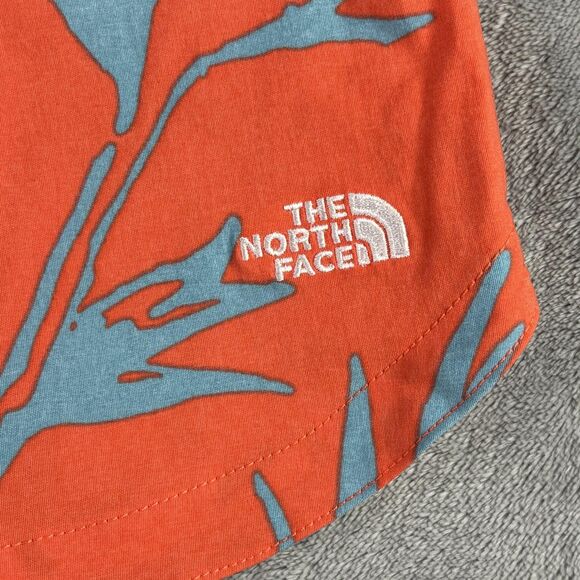 The North Face Shorts Womens 3X Orange Class V FlashDry Tropical Print NF0A81W2 - Picture 2 of 15